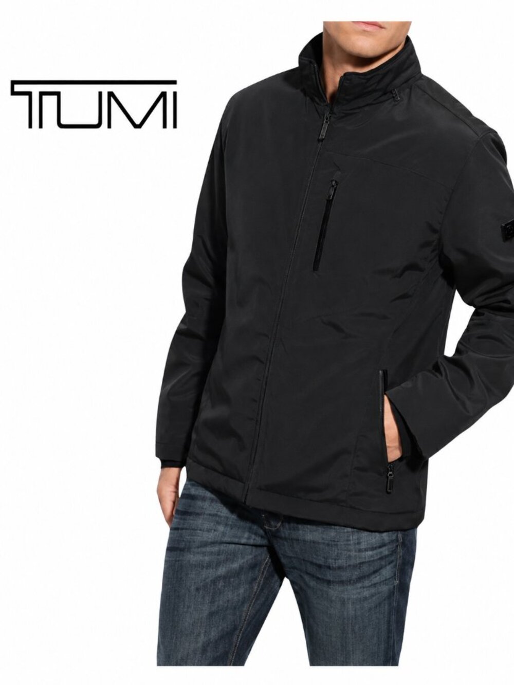 NWT | TUMI Microtech Water-Resistant Performance Jacket | Men's Lightweight - Picture 1 of 6